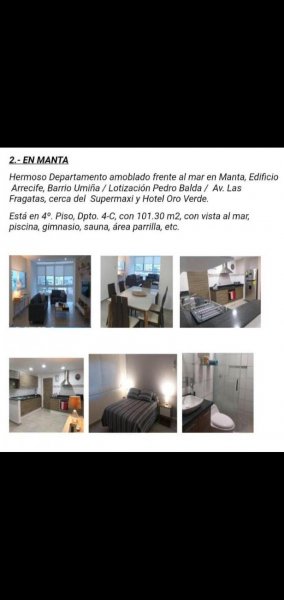 Departamento en Arriendo en Manta Manta, Manabi