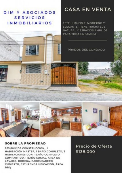 Casa en Venta en Quito Prados del Condado Quito, Pichincha