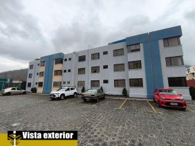 Departamento de alquiler Pusuqui, conjunto Jardines de Pusuqui, 3 dormitorios, segundo piso $300 