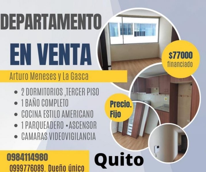 Departamento en Venta en BELISARIO QUEVEDO Quito, Pichincha