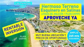 Terreno en Venta en  Salinas, Santa Elena